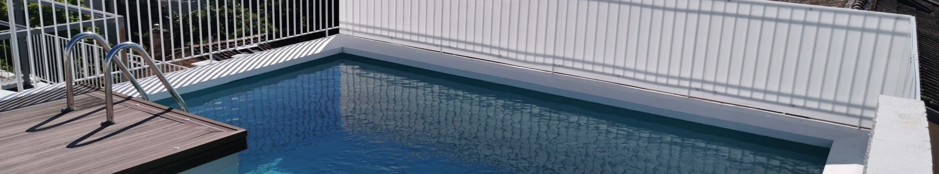 Rénovation piscine sur toit terrasse